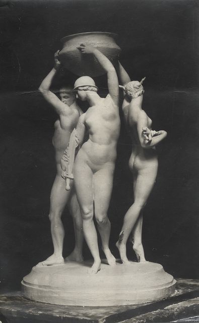 Anonimo — Cataldi Amleto - (?) - sec. XX - Figure allegoriche femminili — insieme
